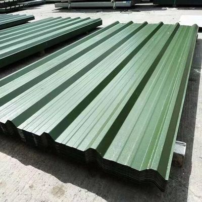 kaufen 0.11-0.7mm vorgestrichene Überdachungsblatt-Grün-rote gelbe Farbe beschichtete online manufacture