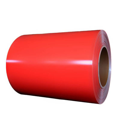 kaufen 3003 H24 Rotfarbe Pvdf Aluminiumfolie Spirale für Vorhangwand Online-Herstellung