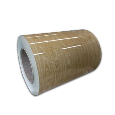 0.5x1000mm Farb-Polyester-Beschichtung Holzkorn-Bemalungsspule