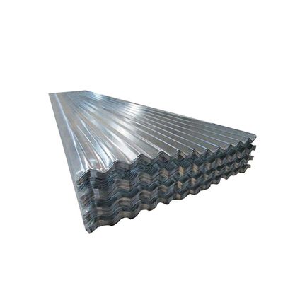 DX51D BWG34 galvanisierte das geprägte Wellblech, überzogene Wellbleche zu verzinken