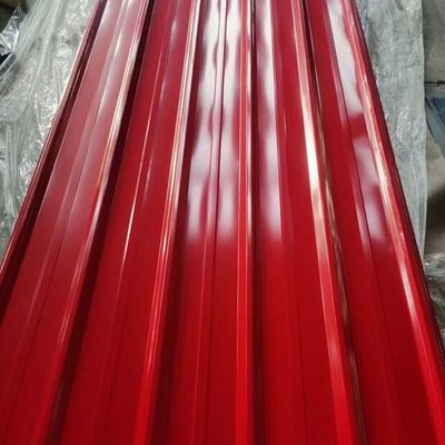 Farbbreite 600-1250mm Astm-Farbüberzogene Wellbleche Ppgi RAL