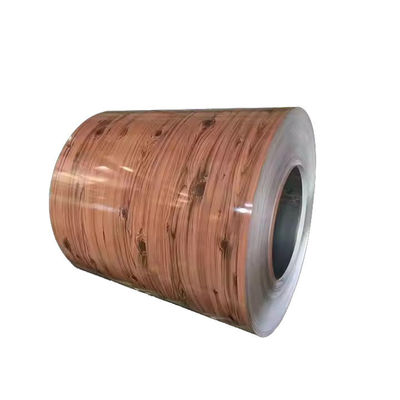 ASTM A755 Holzkorn vorgefärbte Stahlspirale für Innenraumdekoration