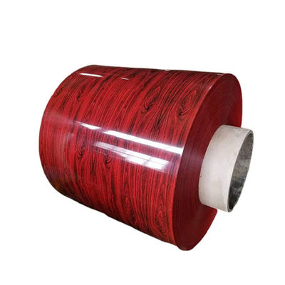 1.2 mm Dicke Imitation Holzwalz beschichtet Aluminium Spirale