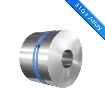 0.27mm ASTM B209 AA3104 Legierte Aluminiumspirale 3104 Spirale Aluminiumstock