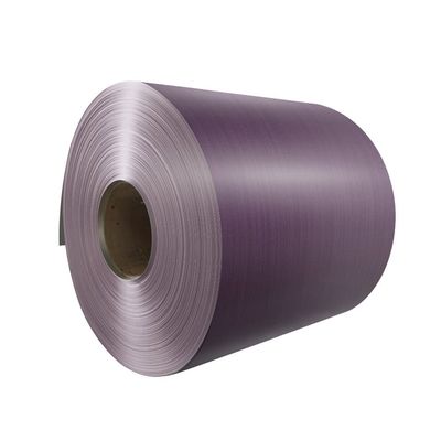 PVDF-Beschichtung Lila Kupfer Silber gebürstete Aluminium-Spule